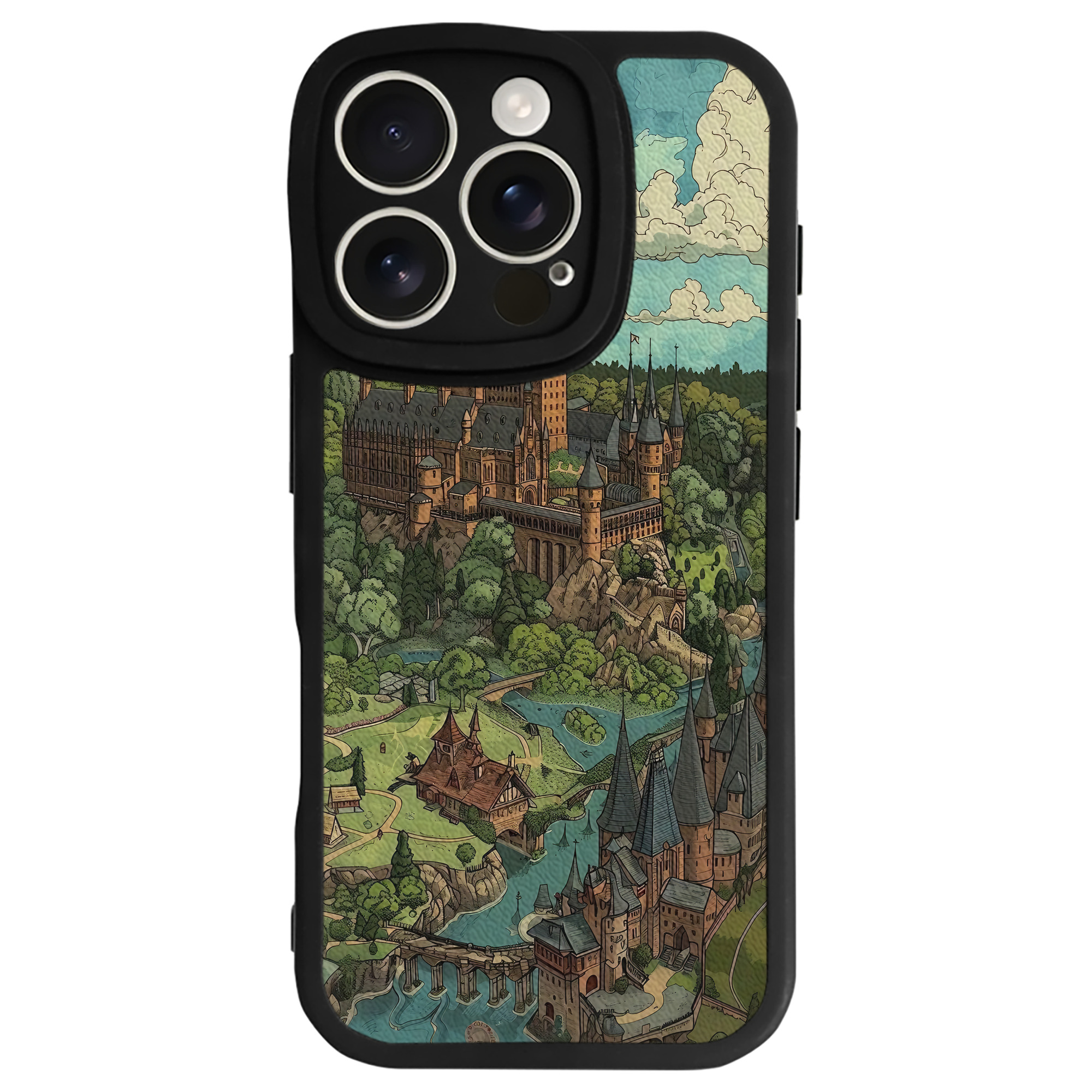 （画像用） Harry Potter ハリー・ポッターシリーズ 【iPhone 16シリーズ対応】シリコンスマホケース（レザー調） 材質：シリコン